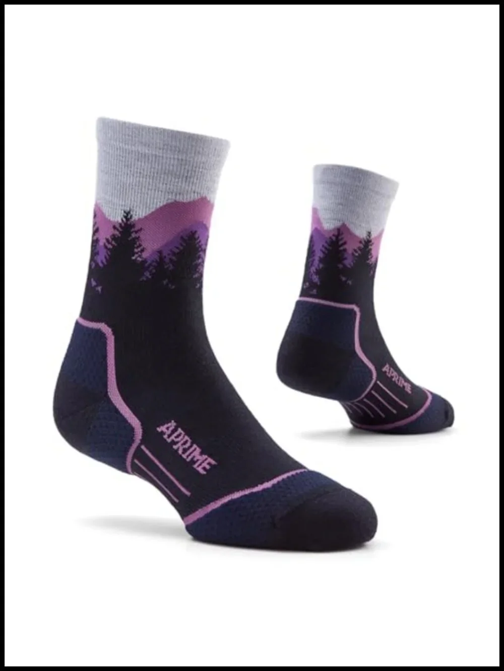 Merino Wool Hiking Socks Micro Crew Moisture Wicking Anti-Blister Men Women